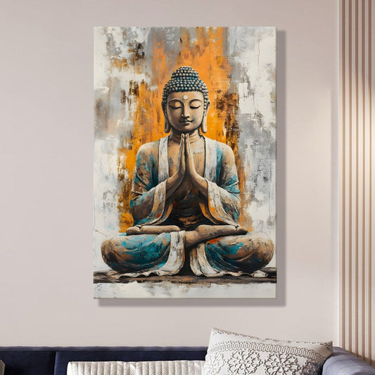 Elegant Buddha Meditation Wall Art for Peaceful Home Décor