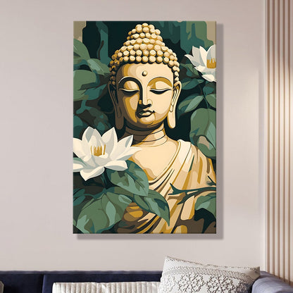 Aesthetic Buddha Meditation Wall Art for Calm Home Décor