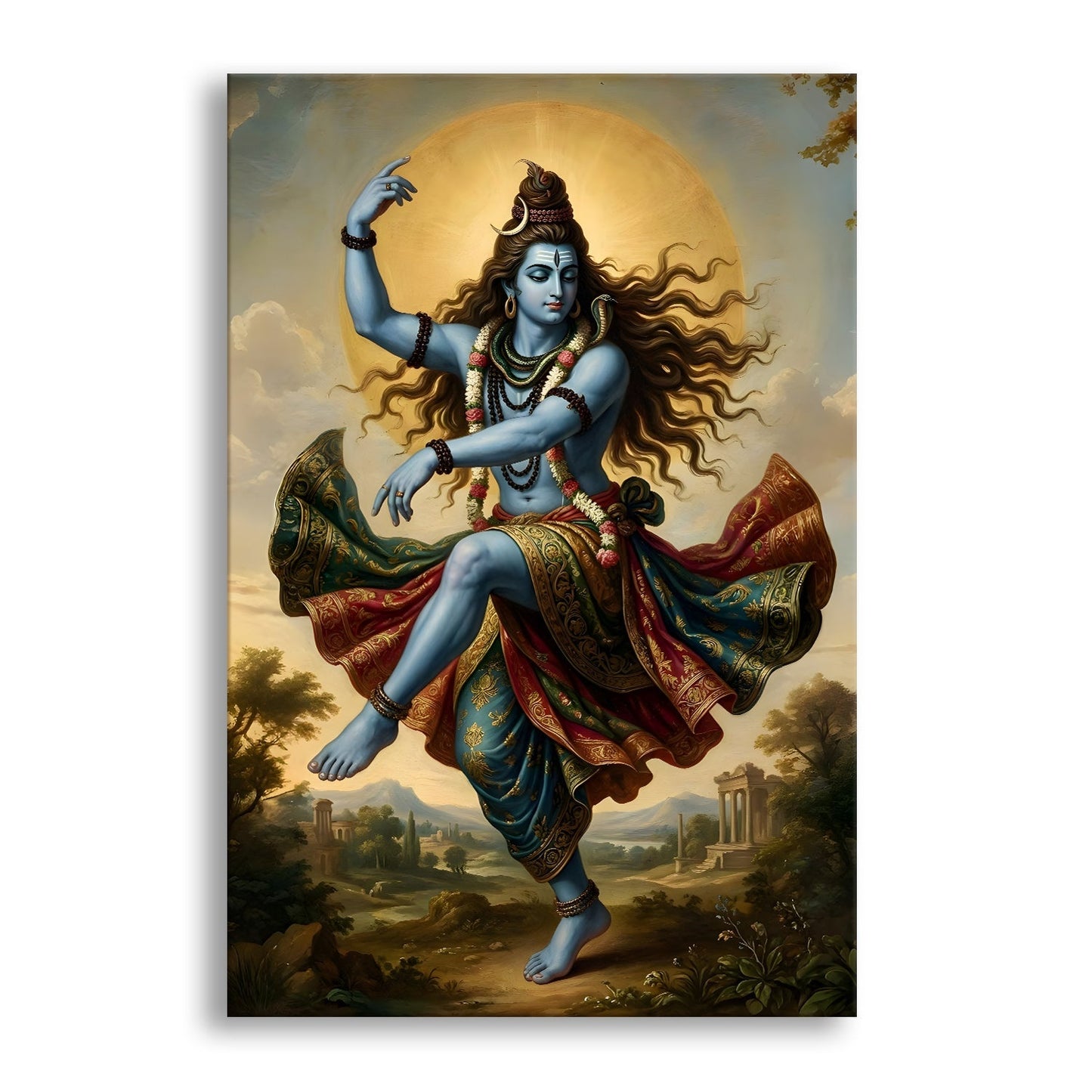 Lord Shiva Premium Canvas Wall Art Painting for Home Décor