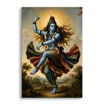 Lord Shiva Premium Canvas Wall Art Painting for Home Décor