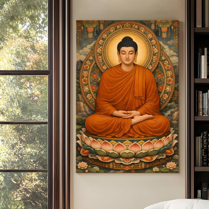Premium Buddha Meditation Wall Art for Peaceful Home Décor