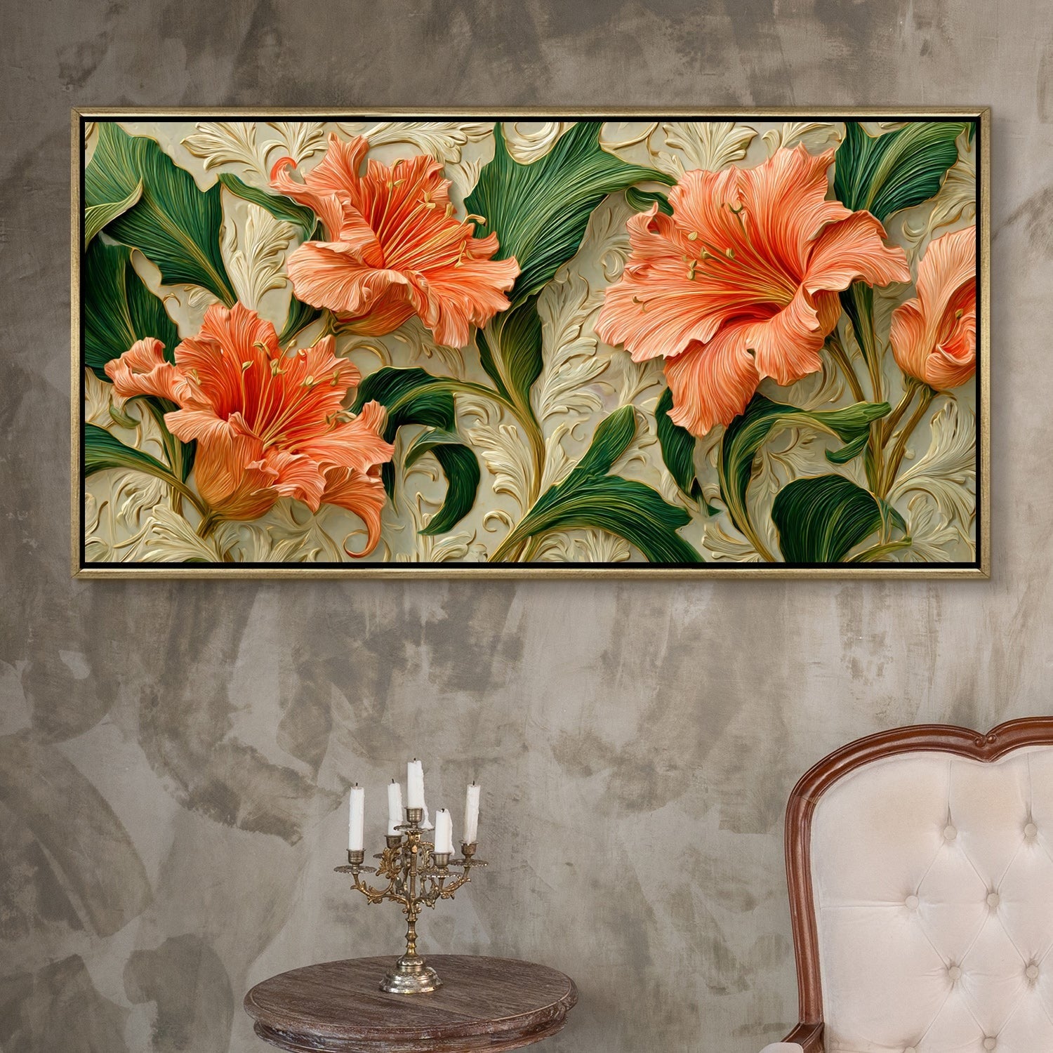 Hibiscus Flower Wall Art