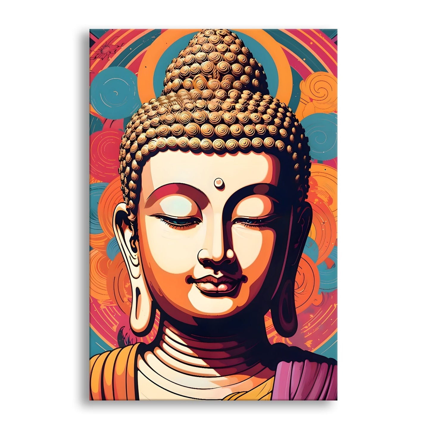 Minimalist Buddha Meditation Wall Art for Peaceful Home Décor