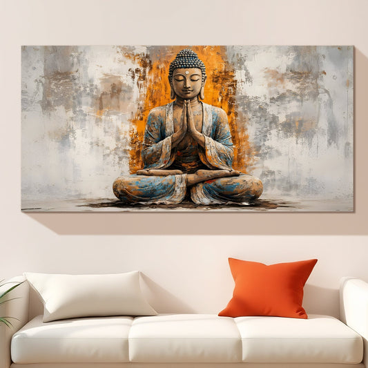 Spiritual Lord Buddha Canvas Painting for Serene Home Décor