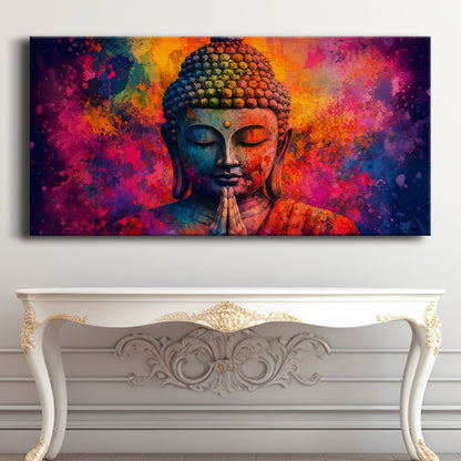 Tranquil Lord Buddha Canvas Painting for Peaceful Home Décor