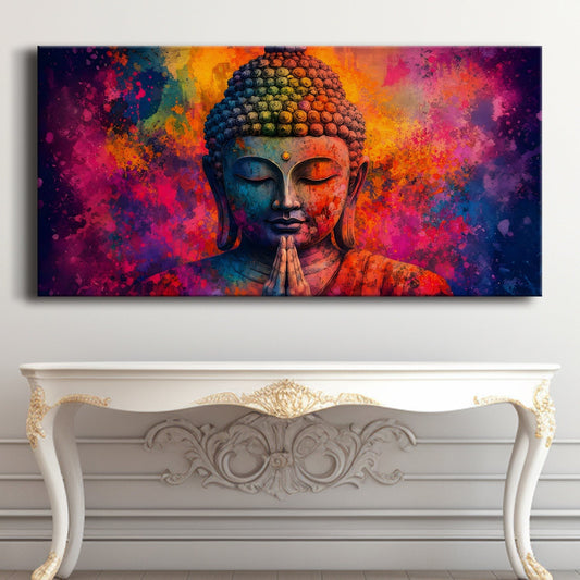 Tranquil Lord Buddha Canvas Painting for Peaceful Home Décor