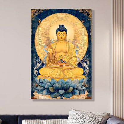 Peaceful Buddha Meditation Wall Art for Calm Home Décor