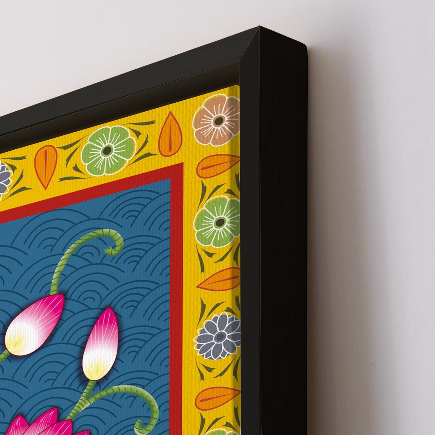 Traditional Shreenathji Pichwai Wall Art Canvas for Home Decor