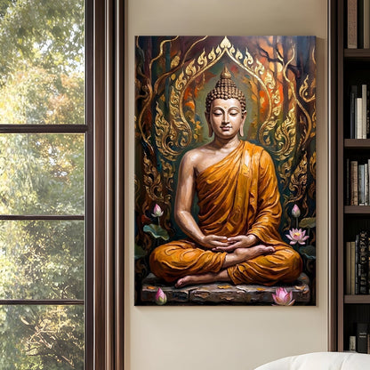 Tranquil Buddha Meditation Wall Art for Serene Home Décor