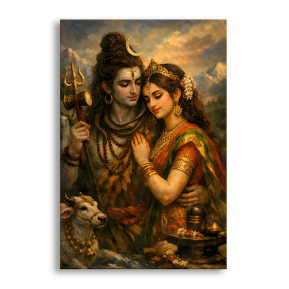 Lord Shiva HD Canvas Wall Art Painting for Home & Office Décor