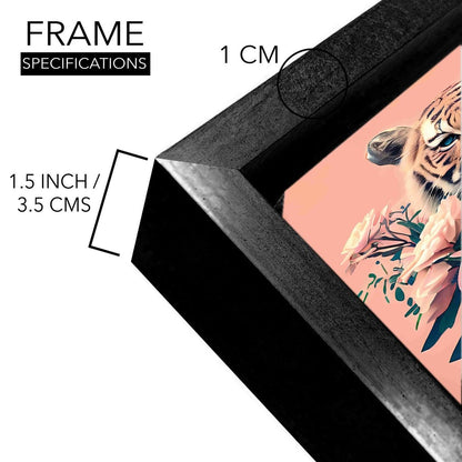  Tiger with Bouquet Canvas Art