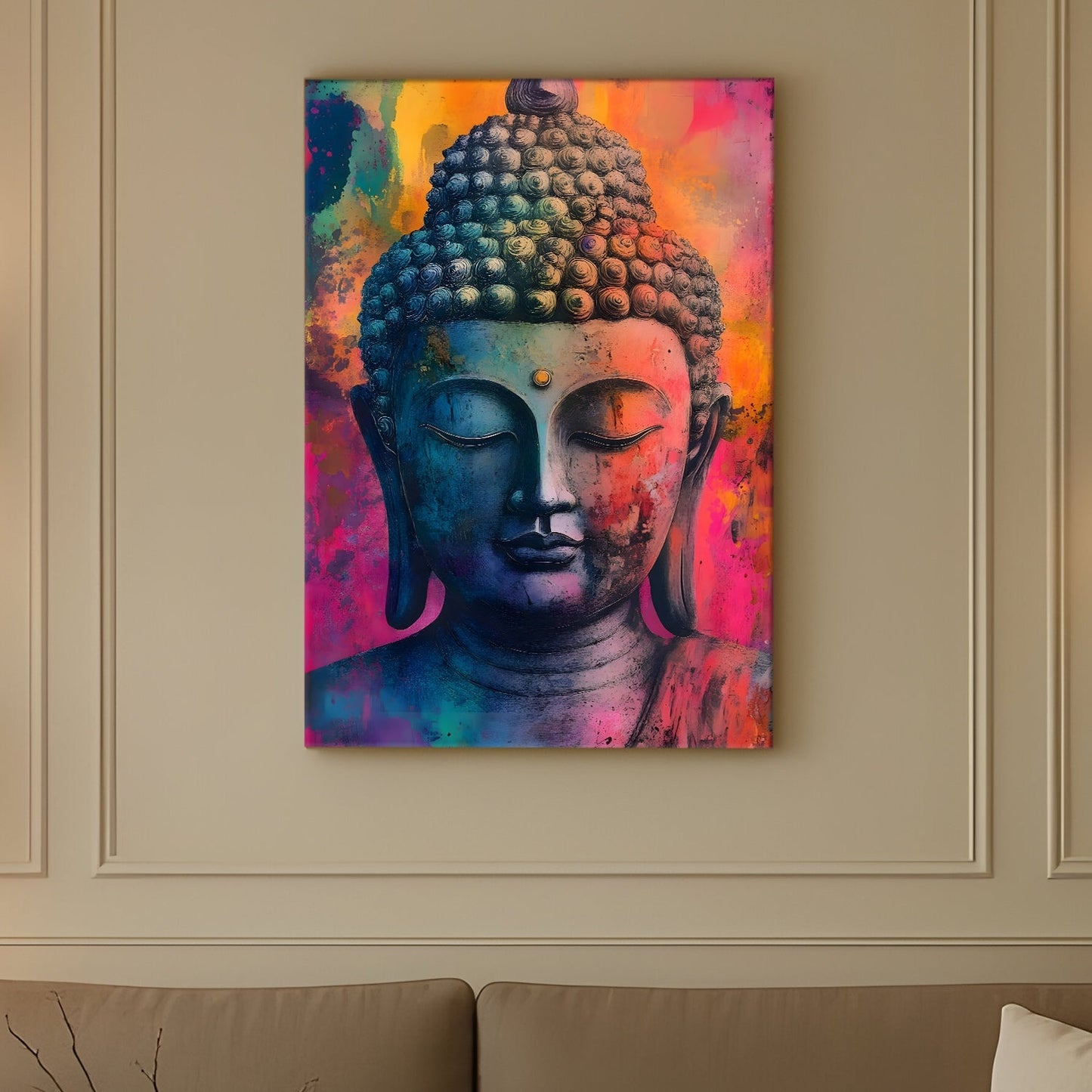 Tranquil Buddha Meditation Wall Art for Calm Home Décor