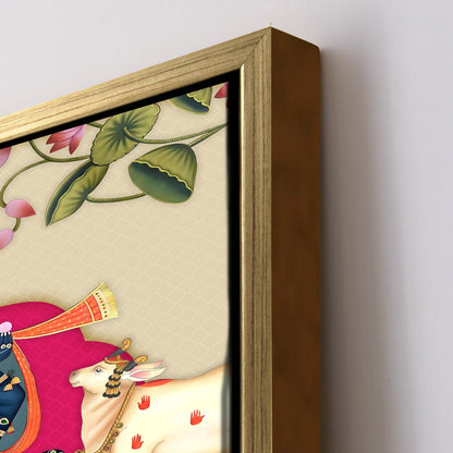 Shreenathji Pichwai Wall Art Traditional Indian Canvas Home Decor