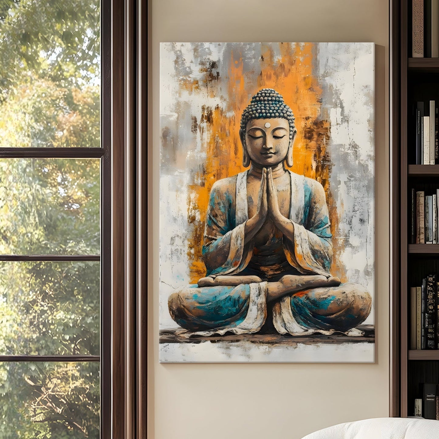 Elegant Buddha Meditation Wall Art for Peaceful Home Décor