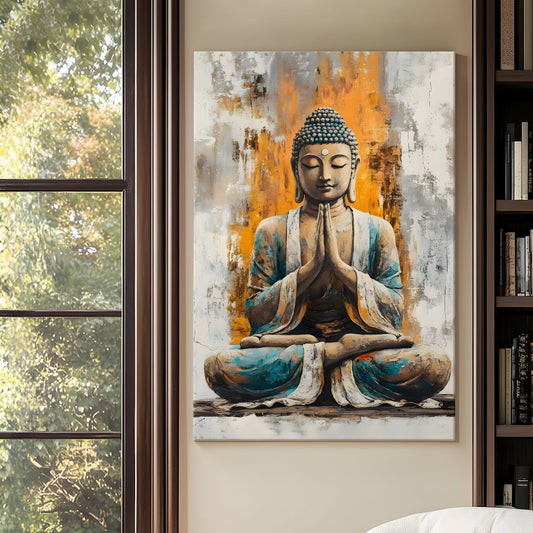 Elegant Buddha Meditation Wall Art for Peaceful Home Décor