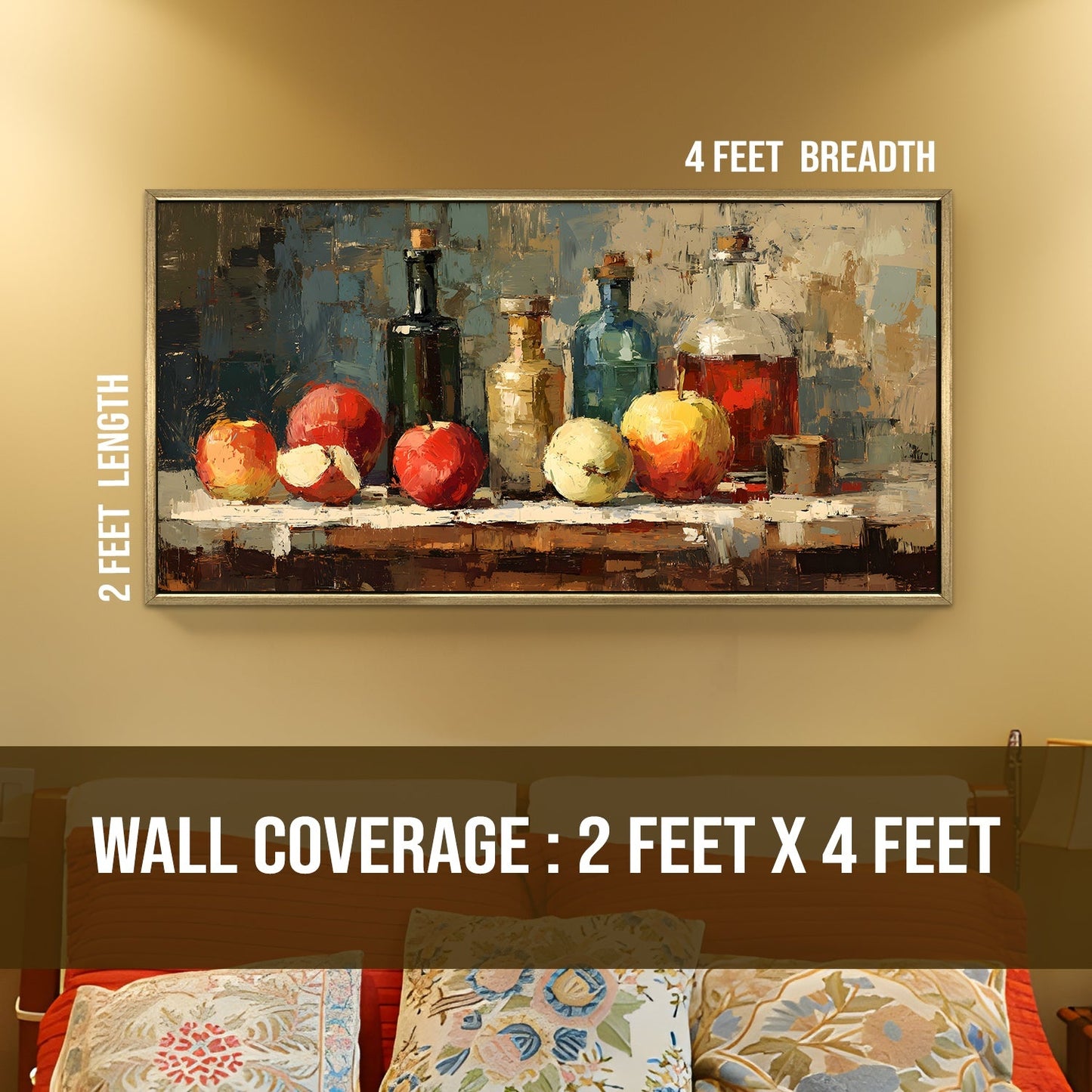 European Kitchen Wall Art – Elegant Café Dining Canvas Decor