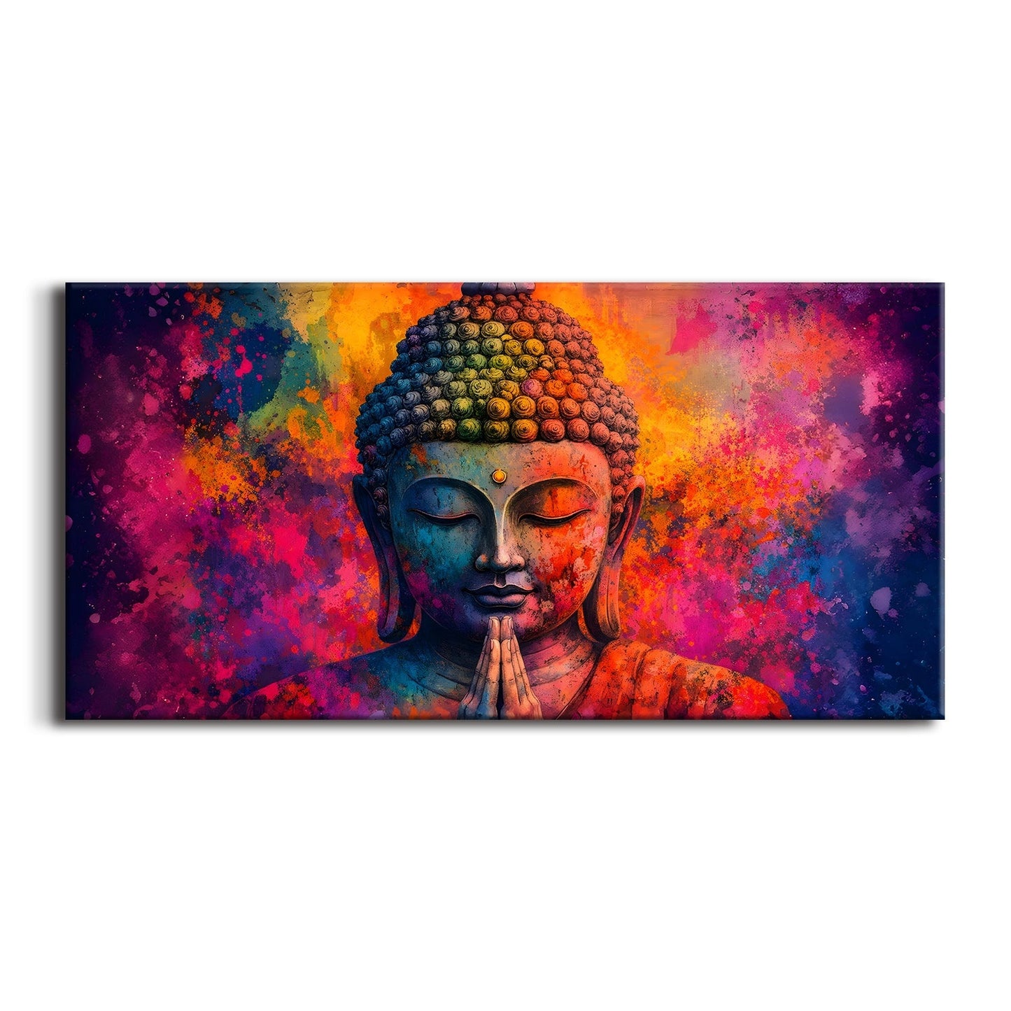 Tranquil Lord Buddha Canvas Painting for Peaceful Home Décor