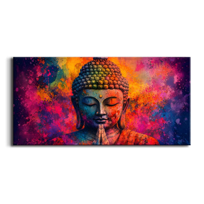 Tranquil Lord Buddha Canvas Painting for Peaceful Home Décor