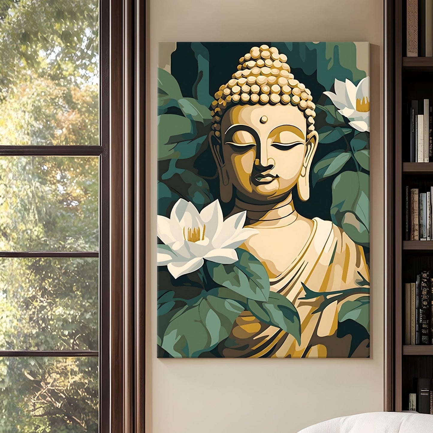 Aesthetic Buddha Meditation Wall Art for Calm Home Décor