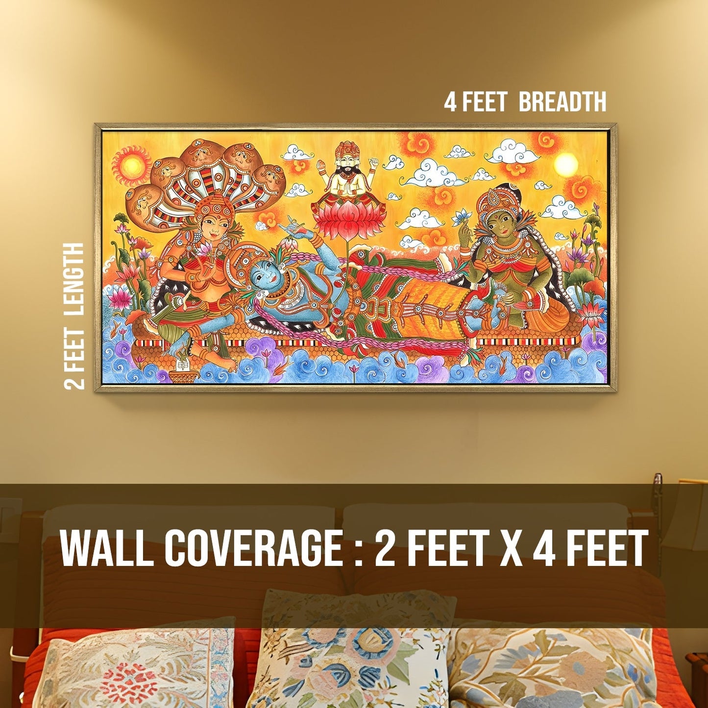 Kerala Mural Wall Art for Traditional & Elegant Home Decor