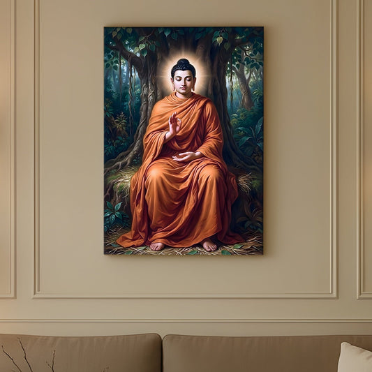 Elegant Buddha Meditation Wall Art for Peaceful Home Décor