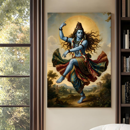 Lord Shiva Premium Canvas Wall Art Painting for Home Décor