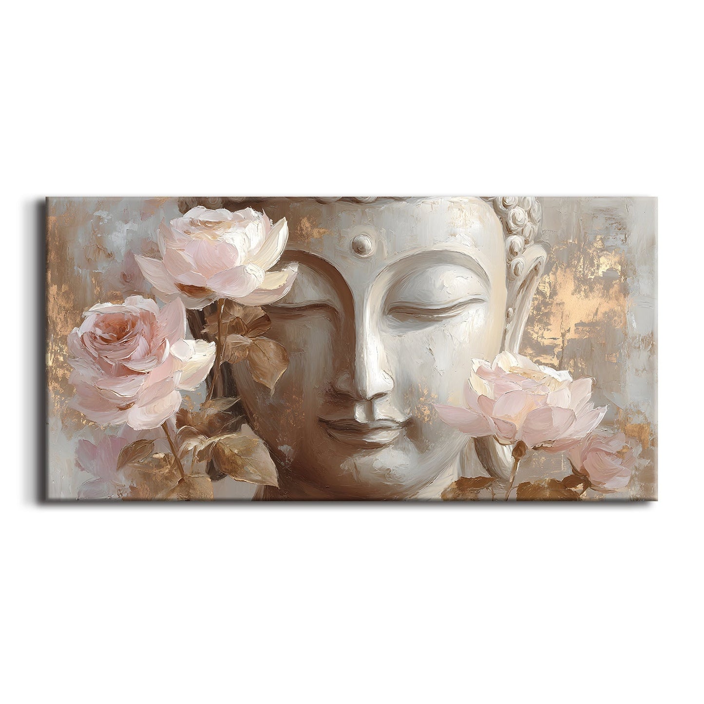 Designer Lord Buddha Canvas Painting for Serene Home Décor