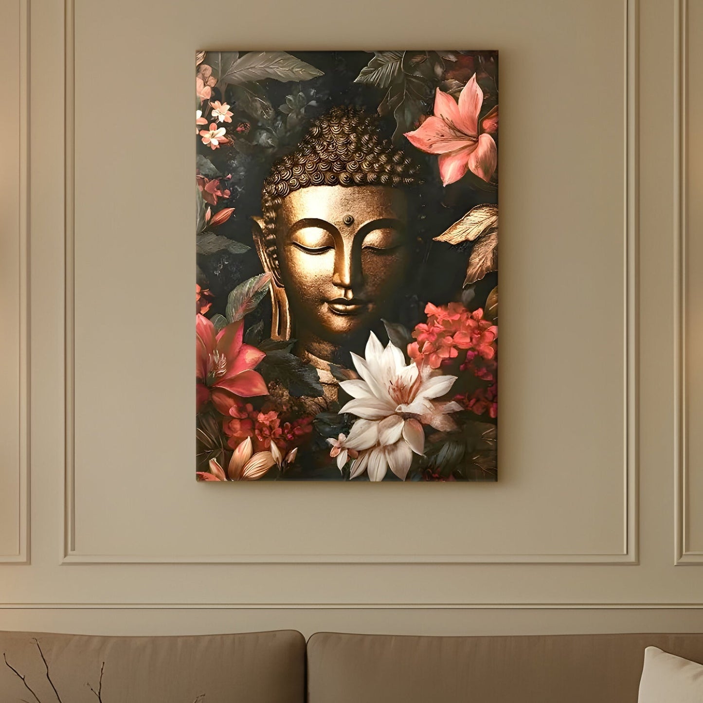 Modern Buddha Meditation Wall Art for Calm & Stylish Home Décor