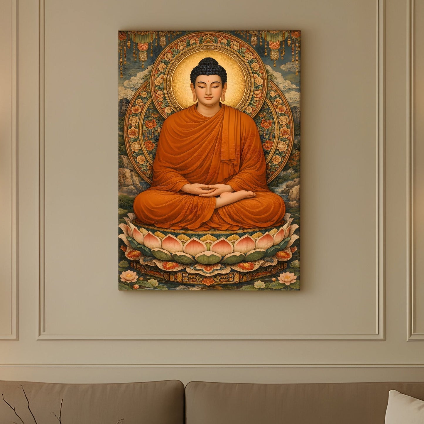 Premium Buddha Meditation Wall Art for Peaceful Home Décor