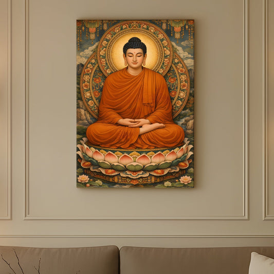 Premium Buddha Meditation Wall Art for Peaceful Home Décor