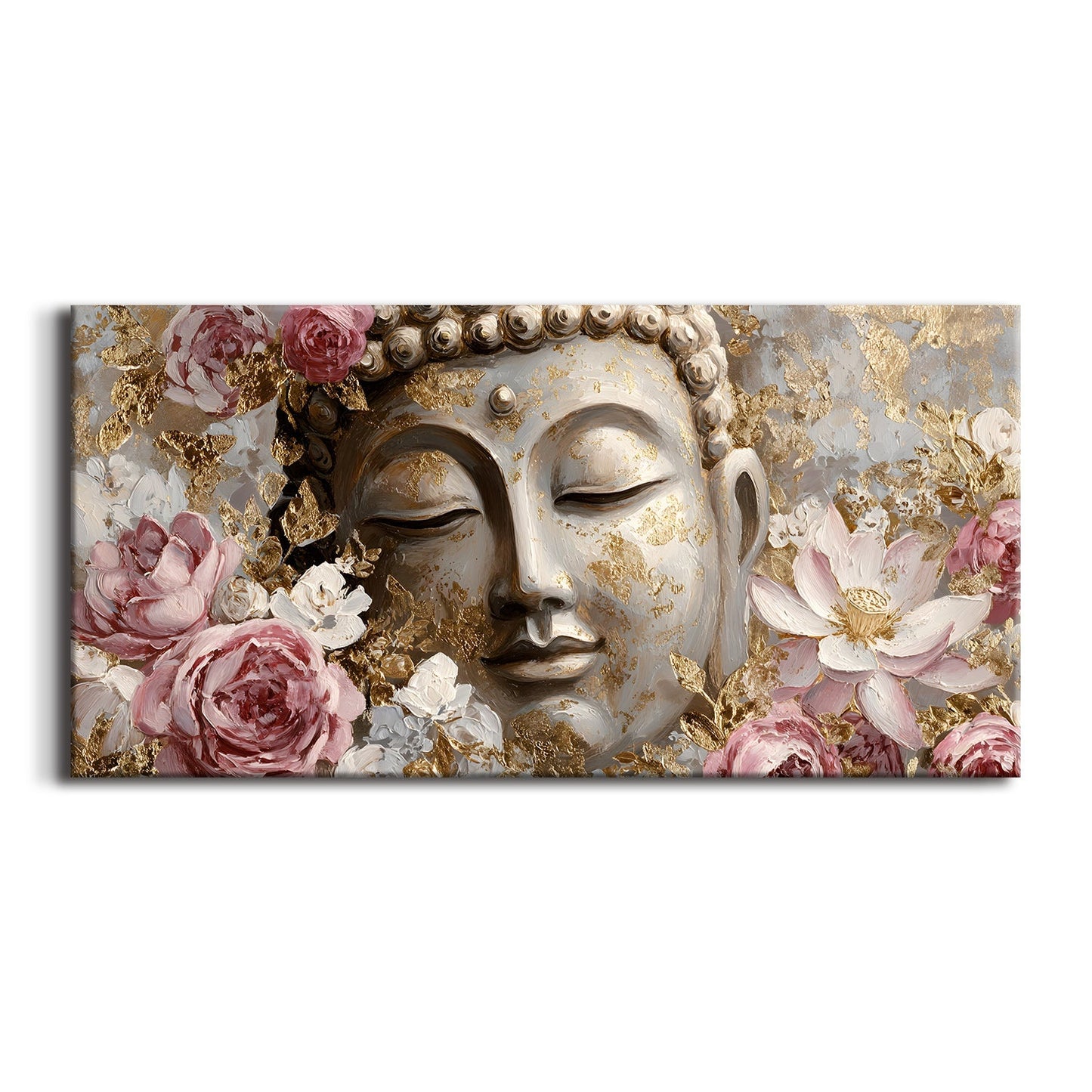Premium Buddha Canvas Painting for Calm & Elegant Home Décor