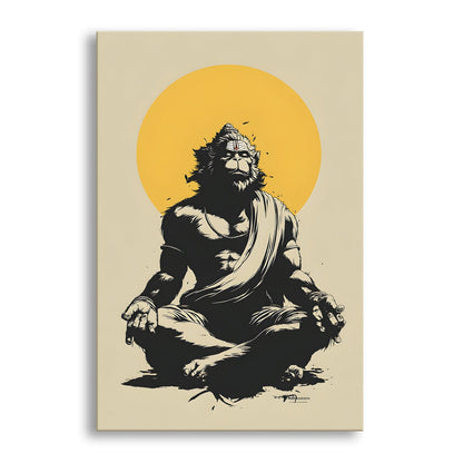  Lord Hanuman Canvas Wall Art, 