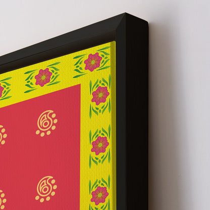 Shreenathji Pichwai Canvas Wall Art Traditional Indian Home Decor