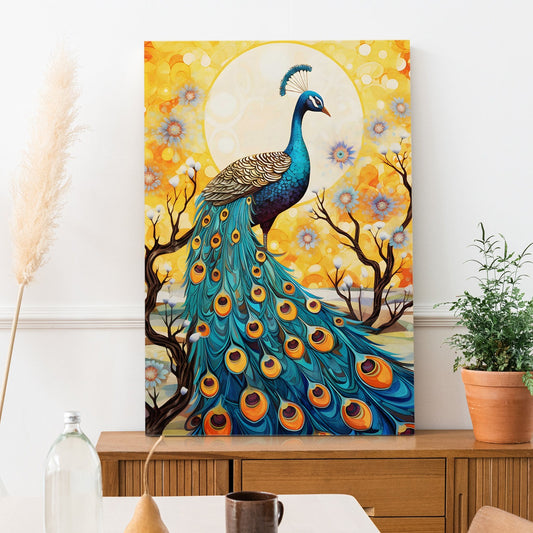 Peacock Vastu Canvas Painting