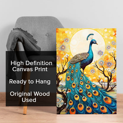 Peacock Vastu Canvas Painting