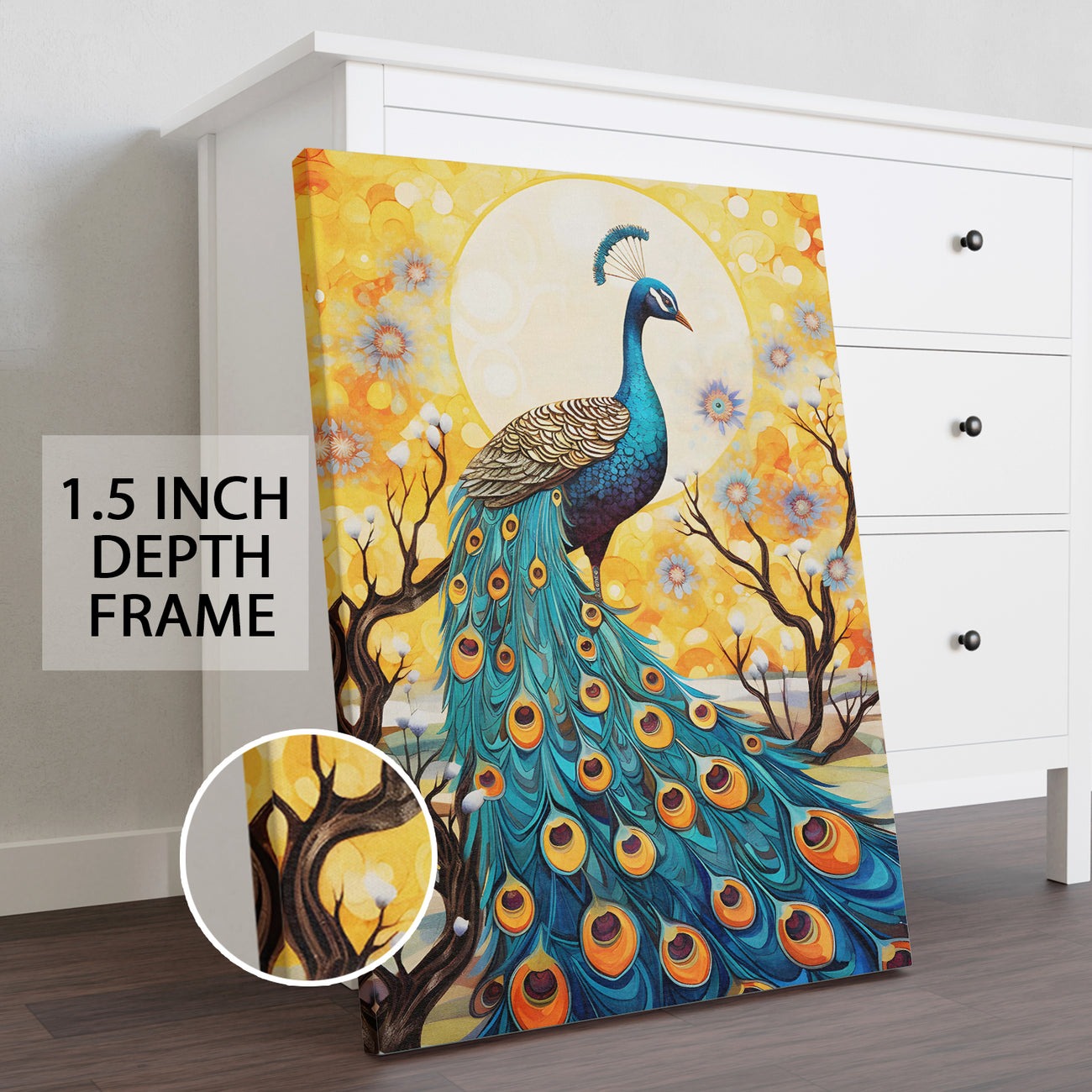 Peacock Vastu Canvas Painting