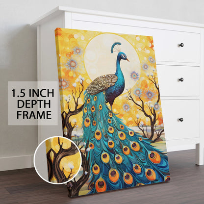 Peacock Vastu Canvas Painting