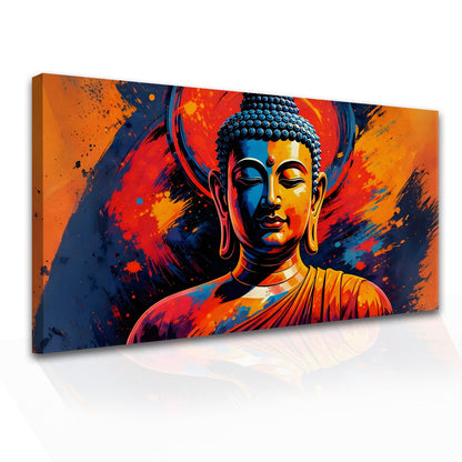 Divine Lord Buddha Canvas Painting for Calm Home Wall Décor