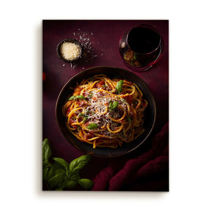 Italian Pasta Wall Art – Kitchen Café Restaurant Food Canvas