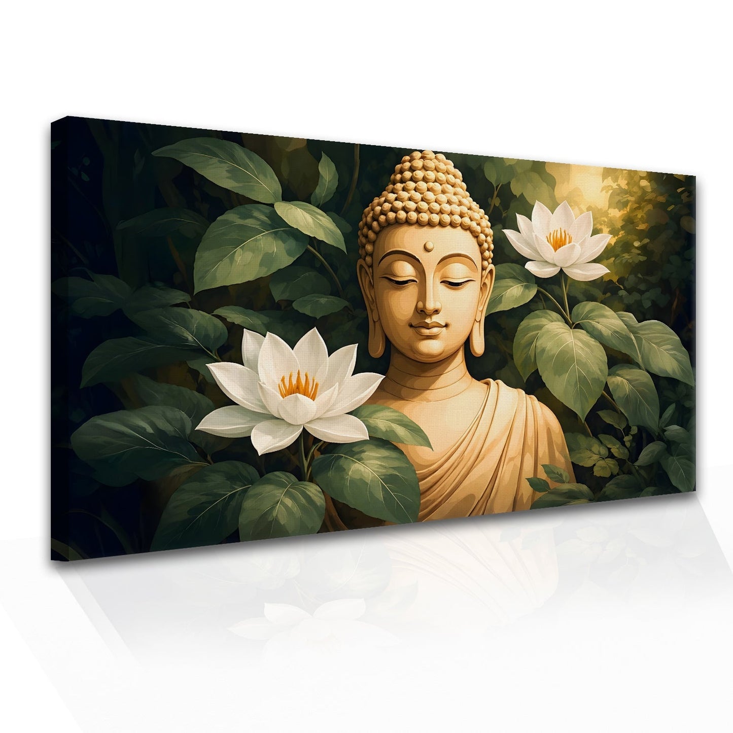 Premium Buddha Canvas Painting for Serene & Spiritual Home Décor