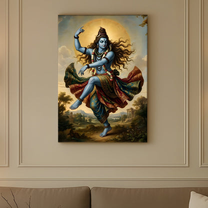 Lord Shiva Premium Canvas Wall Art Painting for Home Décor