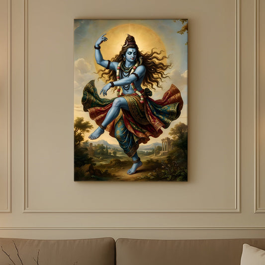 Lord Shiva Premium Canvas Wall Art Painting for Home Décor