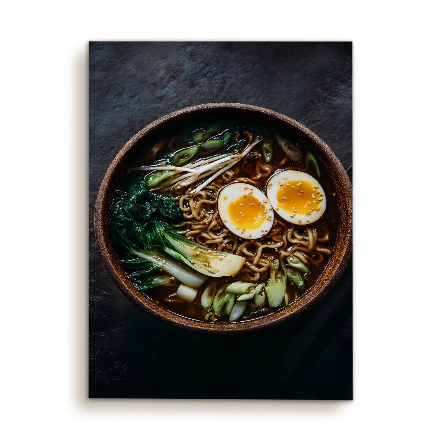 Japanese Ramen Bowl Wall Art – Asian Kitchen Restaurant Canvas