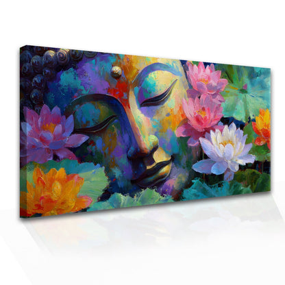 Premium Lord Buddha Canvas Painting for Serene Home Décor