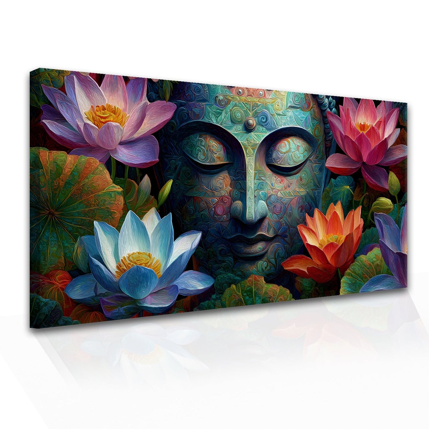 Serene Buddha Canvas Painting for Calm & Elegant Home Décor