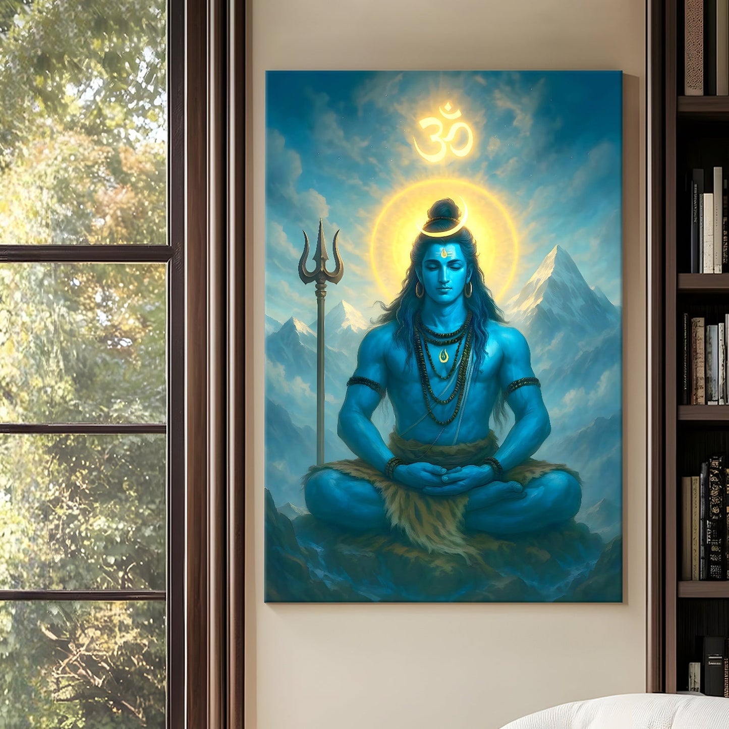 Lord Shiva Canvas Wall Art Painting for Living Room Home Décor