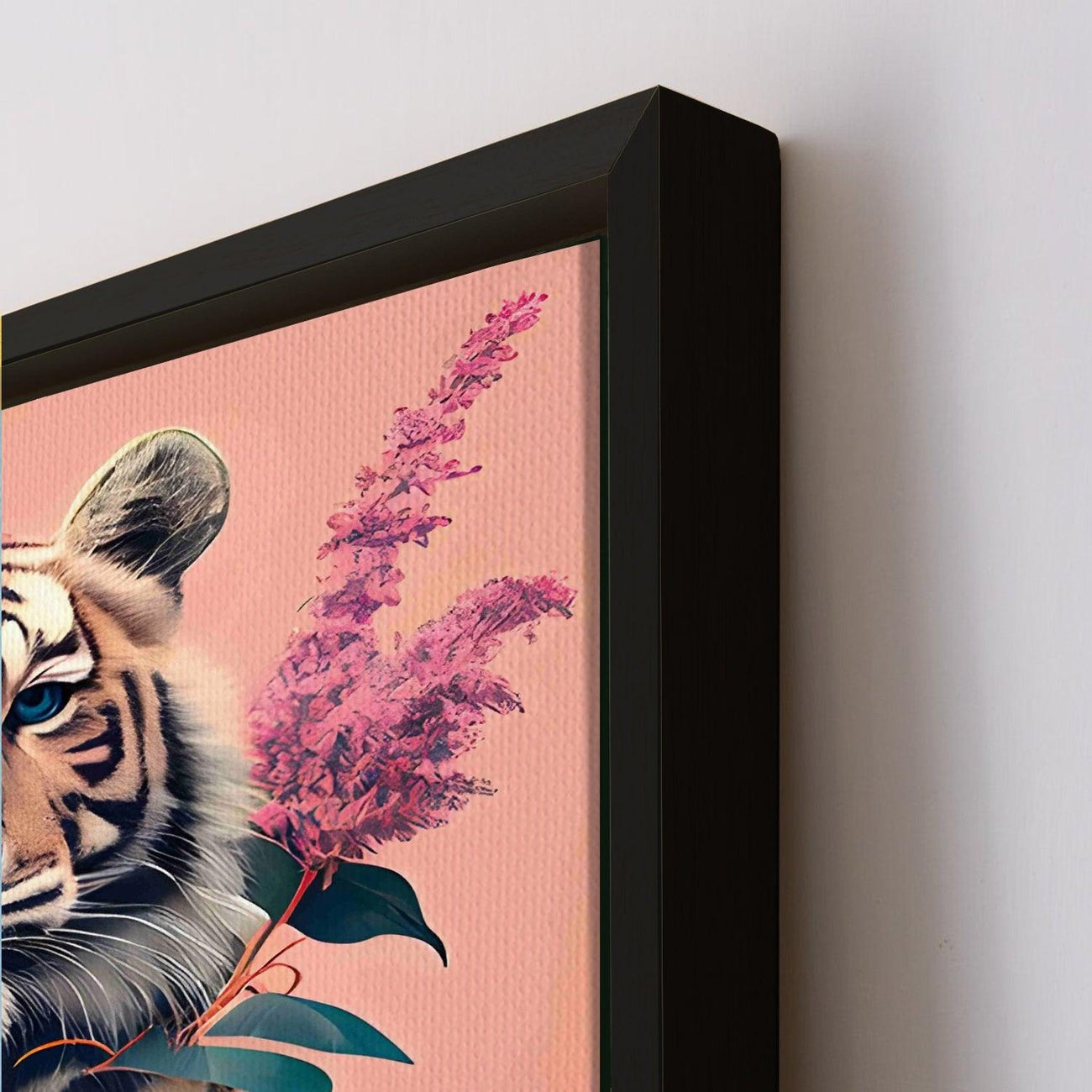  Tiger with Bouquet Canvas Art