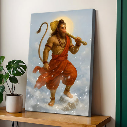 Lord Hanuman Canvas Wall Art