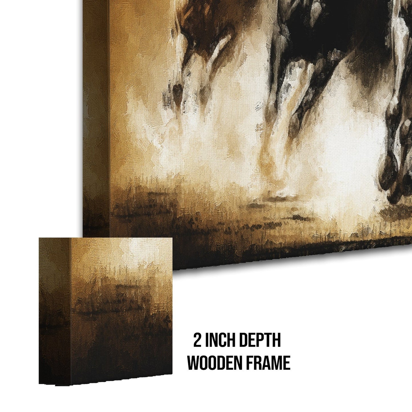 Seven Running Horses Vastu Canvas Paintings – Symbol of Power & Success