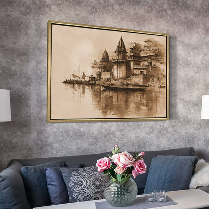  Banaras Ghats Painting 